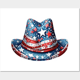 4th of July Hat Posters and Art